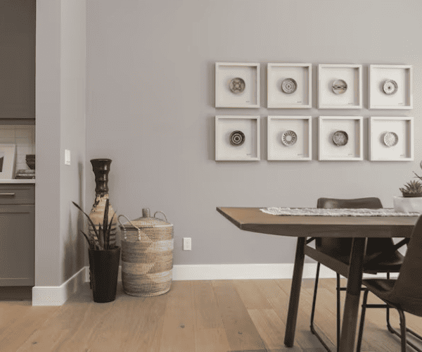 Interior painting project in an elegant dining room in Sarasota.